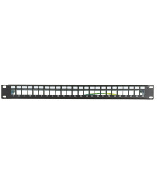 STP patch panel for keystones - 24 ports