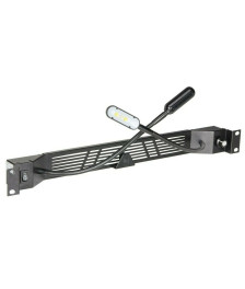 19 Zoll Gooseneck LED Beleuchtung + Dimmer - White/Blue