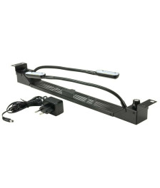 19 Zoll Gooseneck LED Beleuchtung + Dimmer - White/Blue