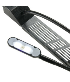 19 Zoll Gooseneck LED Beleuchtung + Dimmer - White/Blue