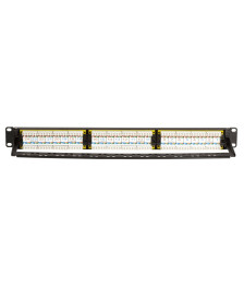 Patchpanel 19" CAT6a UTP - 24 ports
