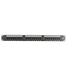 CAT6a UTP patch panel - 24 ports