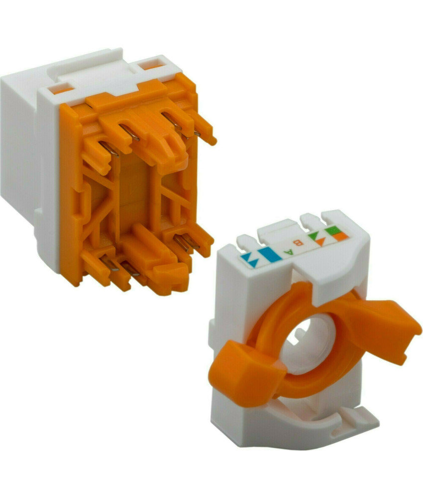 Cat6 UTP Keystone Connector - Toolless Twist