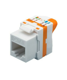 Cat6 UTP Keystone Connector - Toolless Twist