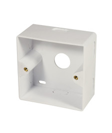 Dose Aufputz Cat. 6a/ Class E zweifach, geschirmt, 2 x 45RJ, Elfenbein