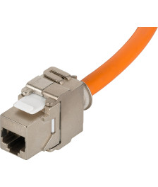 CAT7 S/FTP Kabeltrommel mit CAT6a Keystone Connector - RJ45 - 90 Meter
