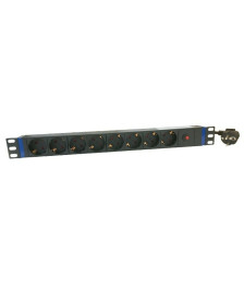 19 inch 8-way power strip - master overload