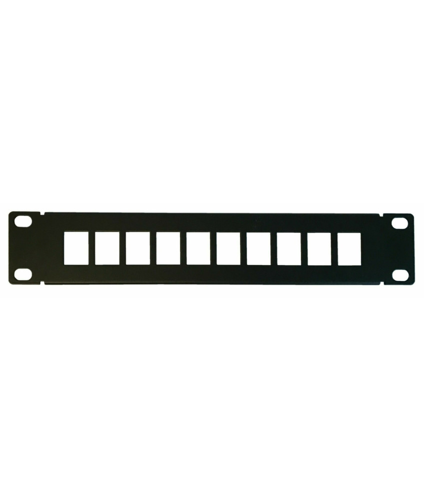UTP Keystone-Patchpanel, 10 Ports Unbestückt