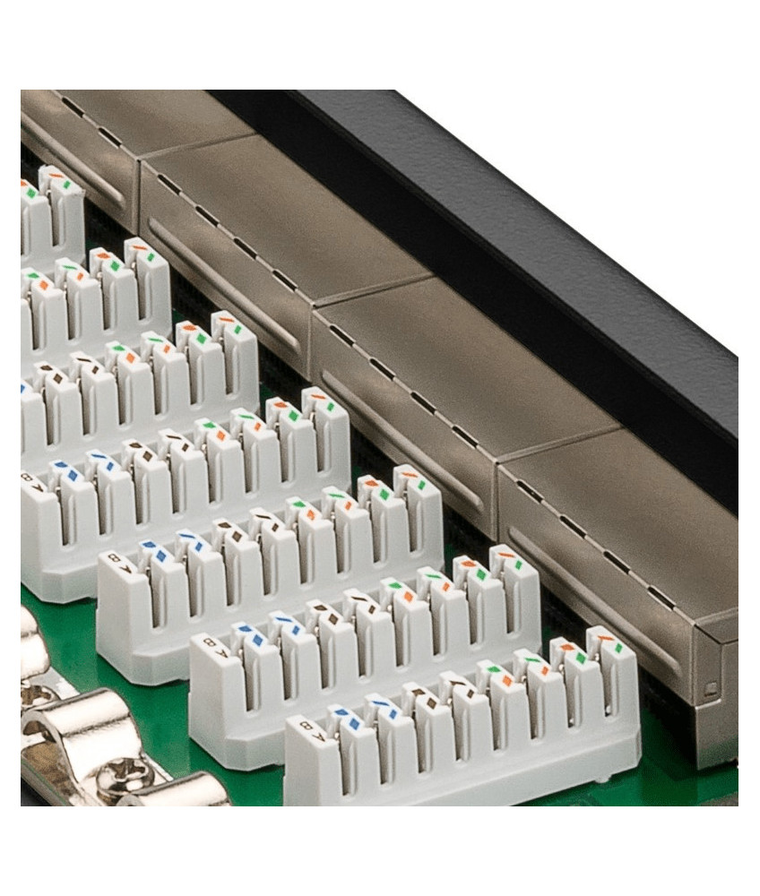 Patchpanel 10”, 12-fach STP Patchpanel CAT 6a