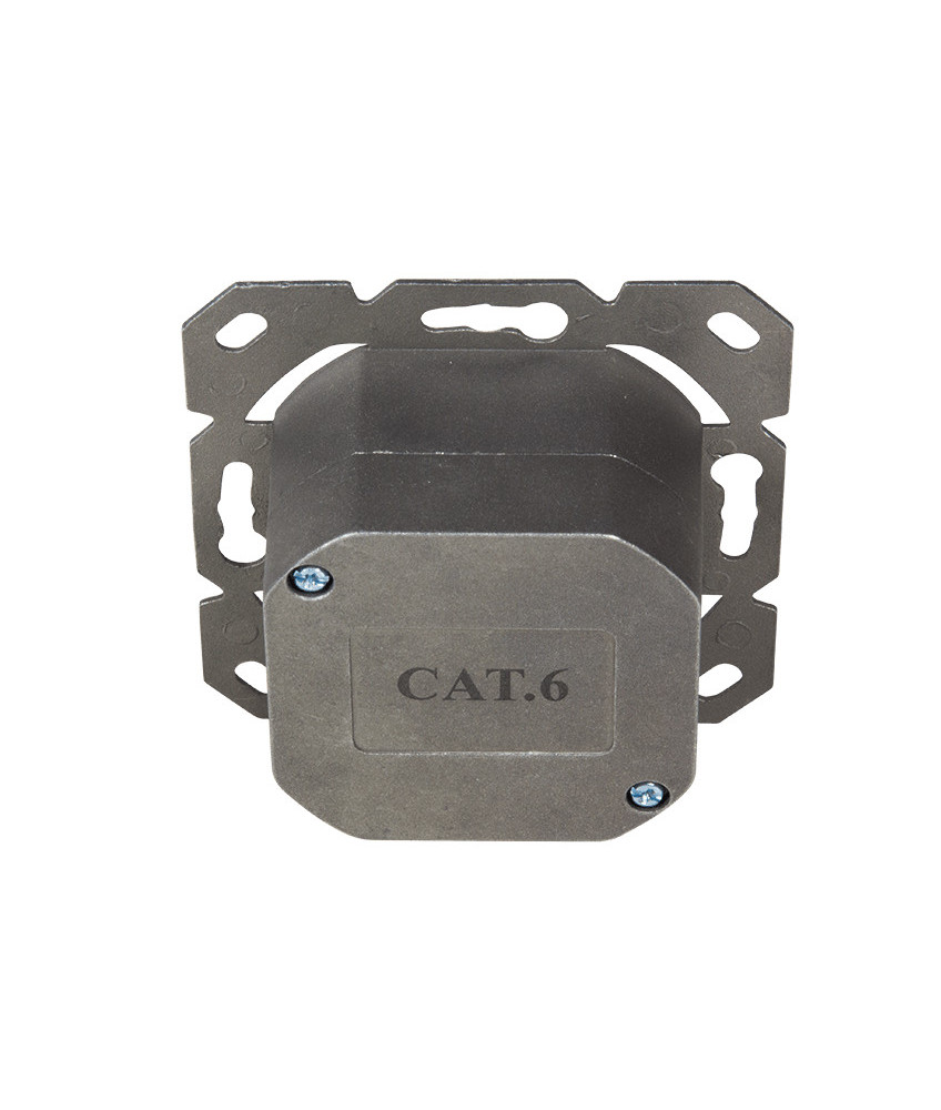 Dose Unterputz Vertikal Cat. 6/ Class E zweifach, geschirmt, 2 x RJ45