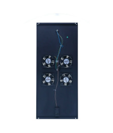Lüftereinheit - Ventilator Paket mit 4 Ventilatoren und Thermostat gee
