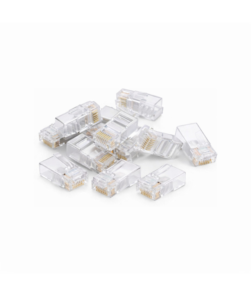 DANICOM UTP RJ45 CAT6 Netzwerkstecker - für Starrleiter - 10 Stück