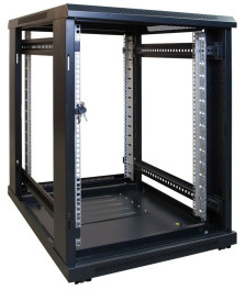 15 HE, kleiner Serverschrank, mit perforierter Fronttür (BxTxH) 600 x