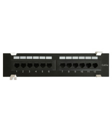 CAT 6a Wand Patchpanel, 12-fach UTP