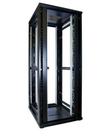 42 HE 19" Serverschrank, mit perforierten Doppelflügeltüren vorne und