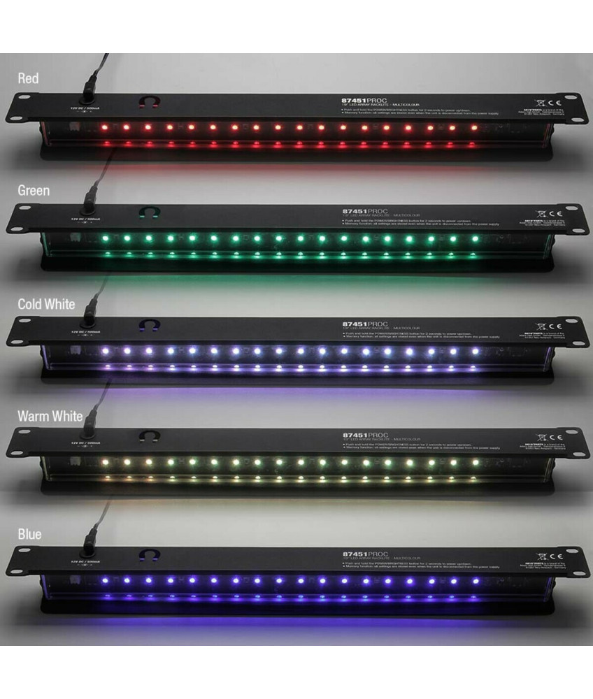 19” Design LED Beleuchtung - Multicolor mit Sensor