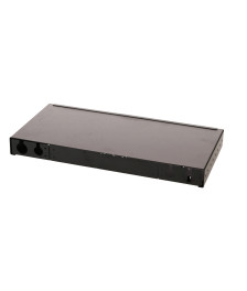 Universal fiber optic tray 19-inch