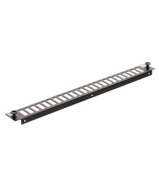 Front LC/SC 24-port black panel suitable for universal fiber optic tray
