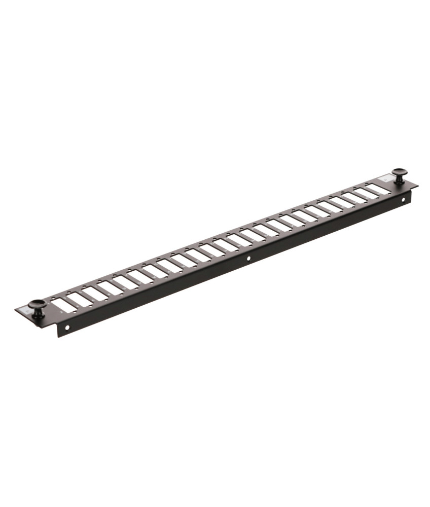 Frontplatte LC/SC 24-Port schwarz, geeignet für universelle Glasfasera