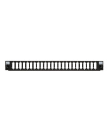Frontplatte LC/SC 24-Port schwarz, geeignet für universelle Glasfasera