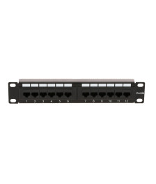 Patchpanel 10”, 12-fach UTP Patchpanel CAT 6a