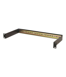 1U DIN rail for 19-inch racks