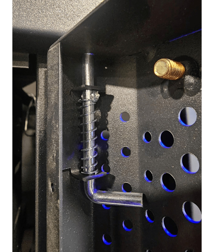 Lock pin with spring