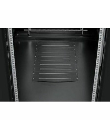 42 HE 19” Serverschrank, mit perforierten Doppelflügeltüren vorne und