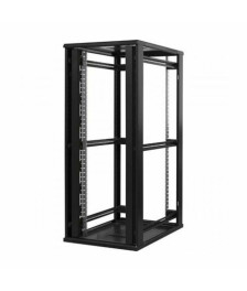 42 HE 19” Serverschrank, mit perforierten Doppelflügeltüren vorne und
