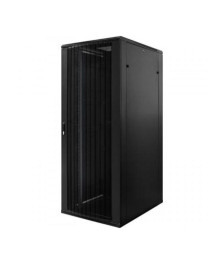 42 HE 19” Serverschrank, mit perforierten Doppelflügeltüren vorne und