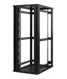 47 HE 19” Serverschrank, mit perforierter Doppelflügeltüren vorne und