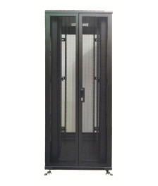 47U server rack with perforated split door front and back 800x1000x2200mm (WxDxH)