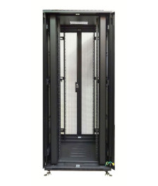 47U server rack with perforated split door front and back 800x1200x2200mm (WxDxH)