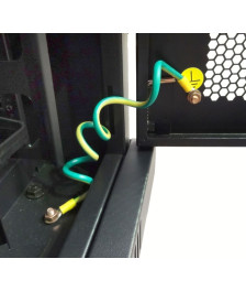 47U server rack with perforated split door front and back 800x1200x2200mm (WxDxH)