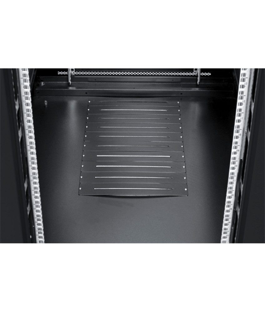 47 HE 19” Serverschrank, mit perforierter Doppelflügeltüren vorne und