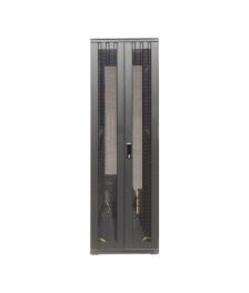 47 HE 19” Serverschrank, mit perforierter Doppelflügeltüren vorne und