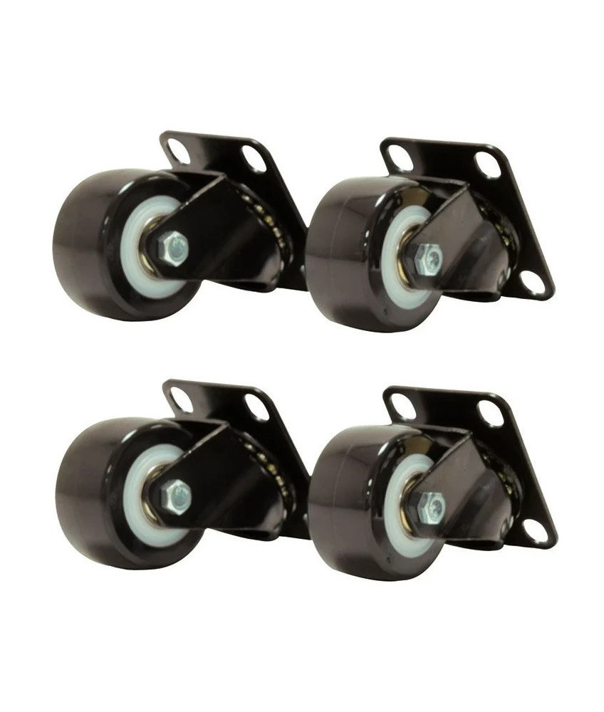 4 Stück Rollen für alle Serverschränke, 4 x Schwenk