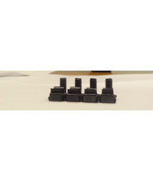 19 inch rail with velcro - 1U