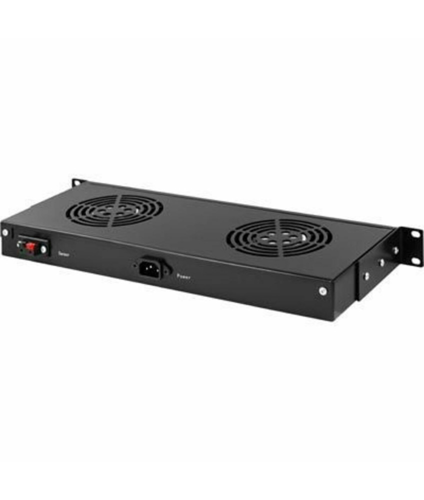 19” Lüftereinheit – mit 2 Ventilatoren inkl. Thermostat