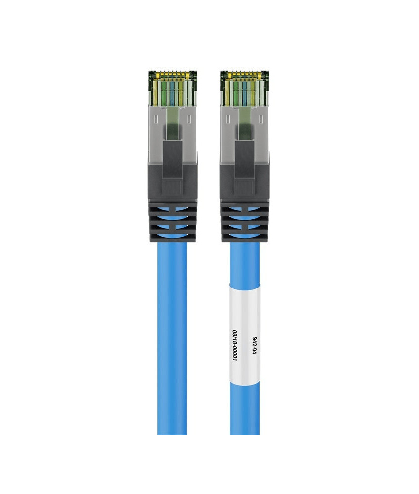 CAT8 S/FTP Patchkabel 0,25m Blau kaufen | SchnellMarket