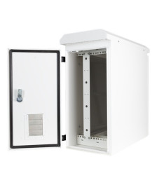 6U outdoor server rack vertical wallmount IP55 600x280x600mm (WxDxH)