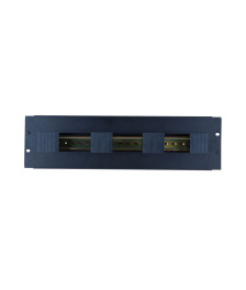 Abdeckplatten für 3HE DIN-Schienen-Schaltkasten, 4er-Satz