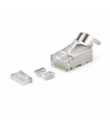 DANICOM SFTP RJ45 CAT6a connector - shielded for solid cable - 10 pieces
