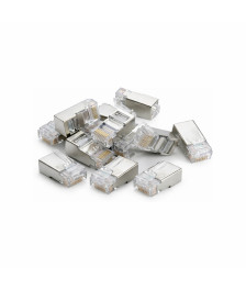 DANICOM SFTP RJ45 CAT6a Pass Through Netzwerkstecker - für flexible Ka