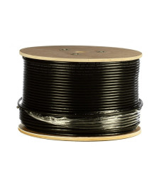 Netzkabel mit Schukostecker – C13-Kupplung – Schwarz –5 Meter