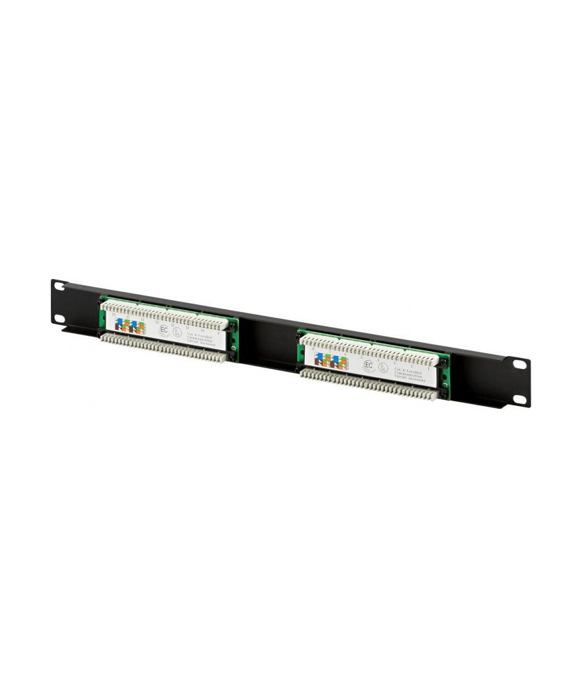 Patchpanel 19" CAT5e UTP - 16 ports