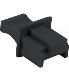 RJ45 port dust covers, set of 10, black