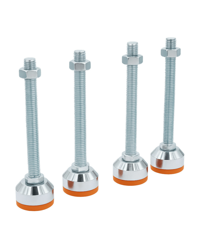 Set of extra high leveling feet for all server cabinets