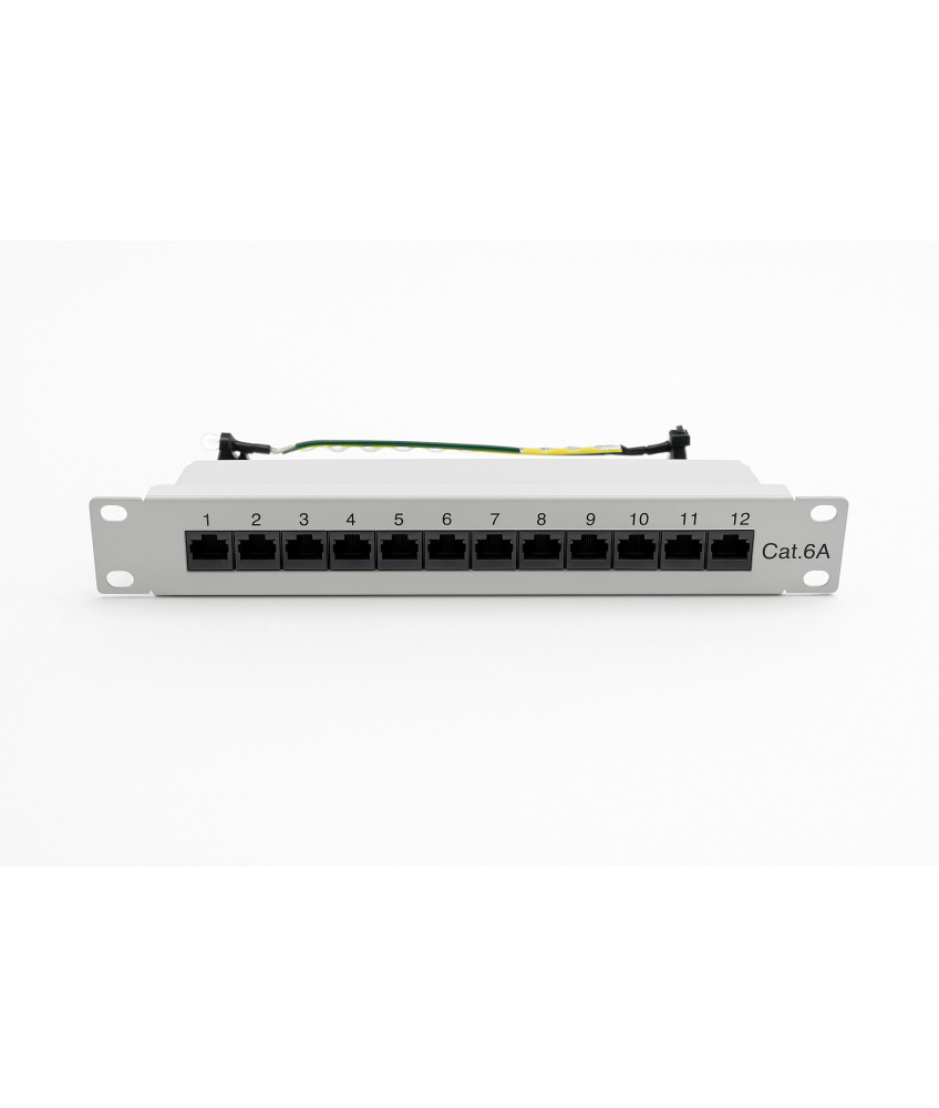 10 Inch Patch Panel  12 Ports Cat6A STP