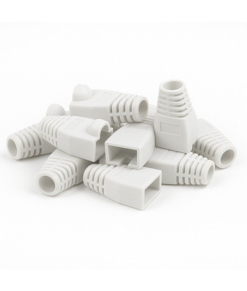 DANICOM RJ45 Tule Weiß - 10 Stück